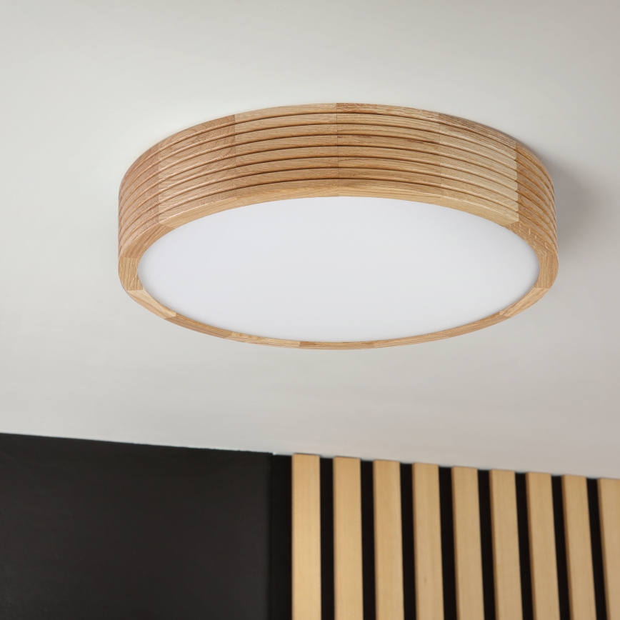 Brilagi - LED griestu lampa CARVALHO MODERN 2xE27/60W/230V Ø 37,5 cm ozols