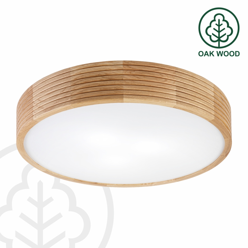 Brilagi - LED griestu lampa CARVALHO MODERN 3xE27/60W/230V Ø 47,5 cm ozols