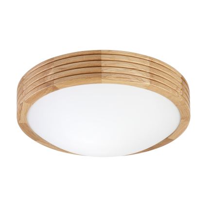 Brilagi - LED griestu gaismeklis CARVALHO MODERN SLIM 1xE27/60W/230V Ø 27,5 cm ozols