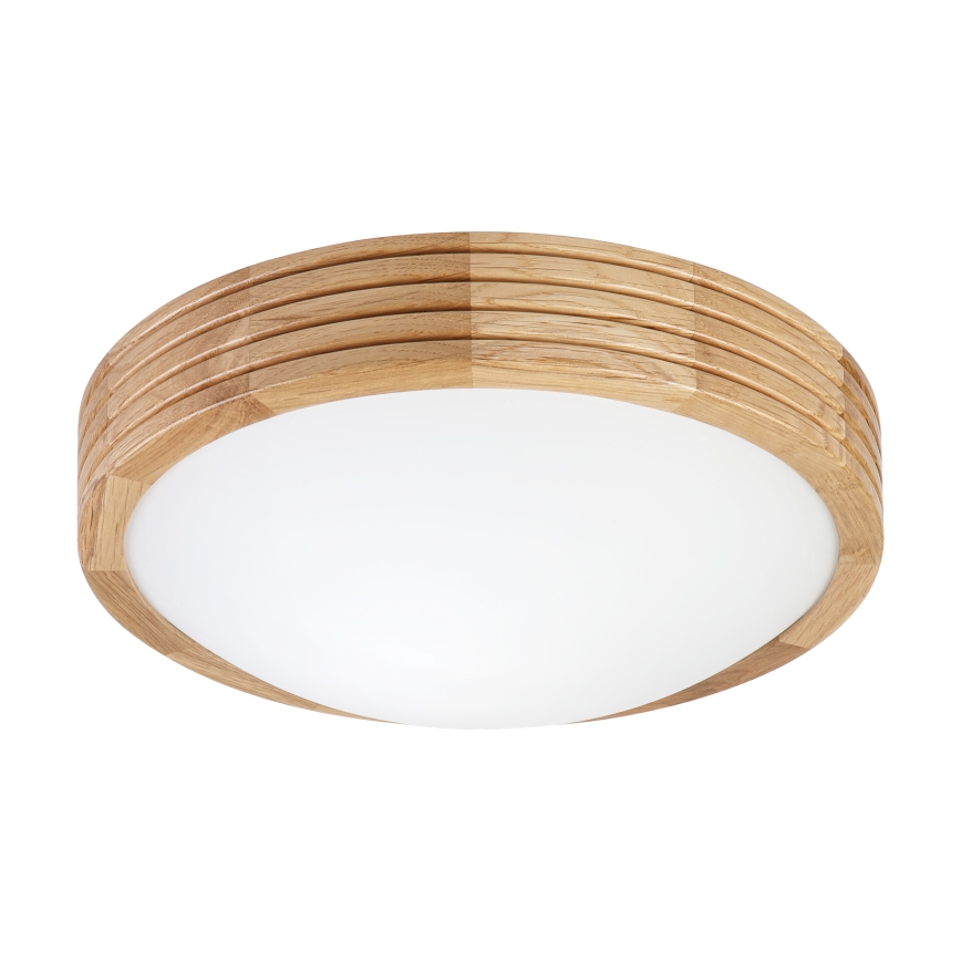 Brilagi - LED griestu gaismeklis CARVALHO MODERN SLIM 1xE27/60W/230V Ø 27,5 cm ozols