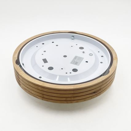 Brilagi - LED griestu gaismeklis CARVALHO MODERN SLIM 1xE27/60W/230V Ø 27,5 cm ozols