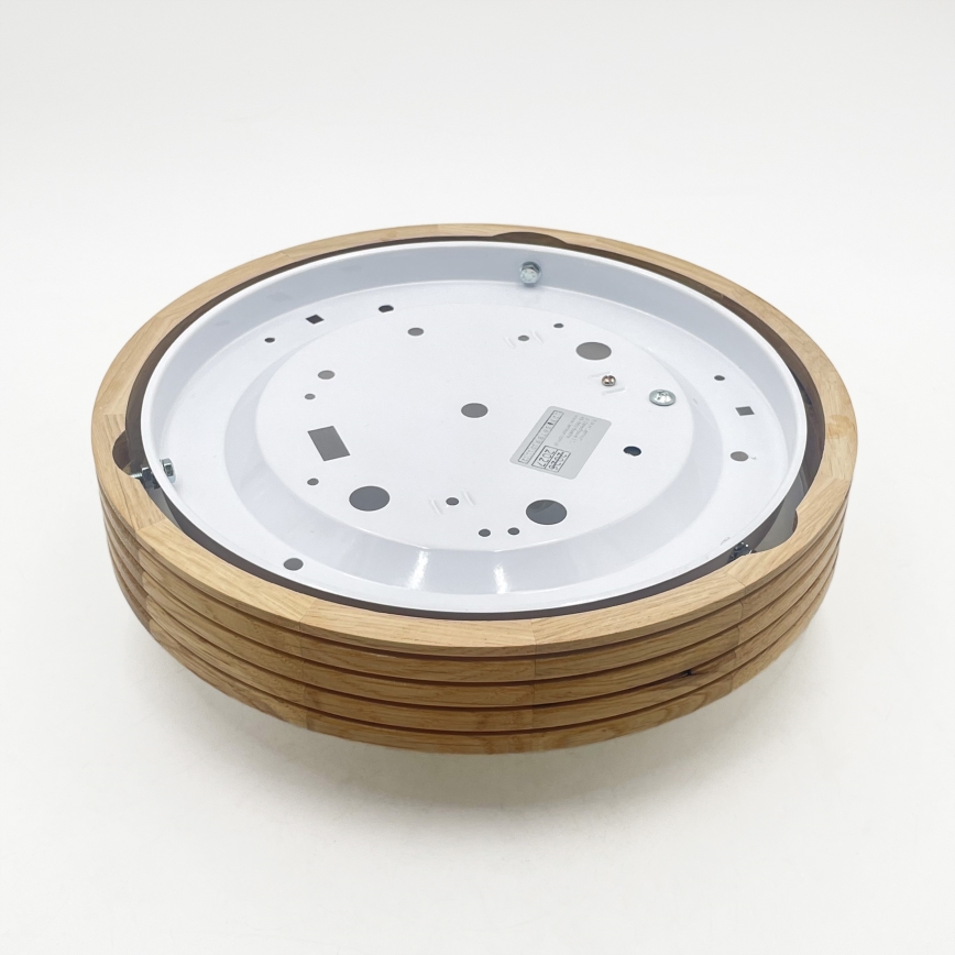 Brilagi - LED griestu gaismeklis CARVALHO MODERN SLIM 1xE27/60W/230V Ø 27,5 cm ozols