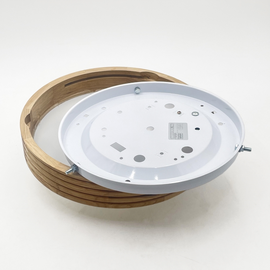 Brilagi - LED griestu gaismeklis CARVALHO MODERN SLIM 1xE27/60W/230V Ø 27,5 cm ozols