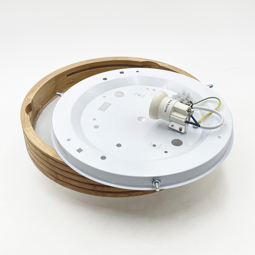 Brilagi - LED griestu gaismeklis CARVALHO MODERN SLIM 1xE27/60W/230V Ø 27,5 cm ozols