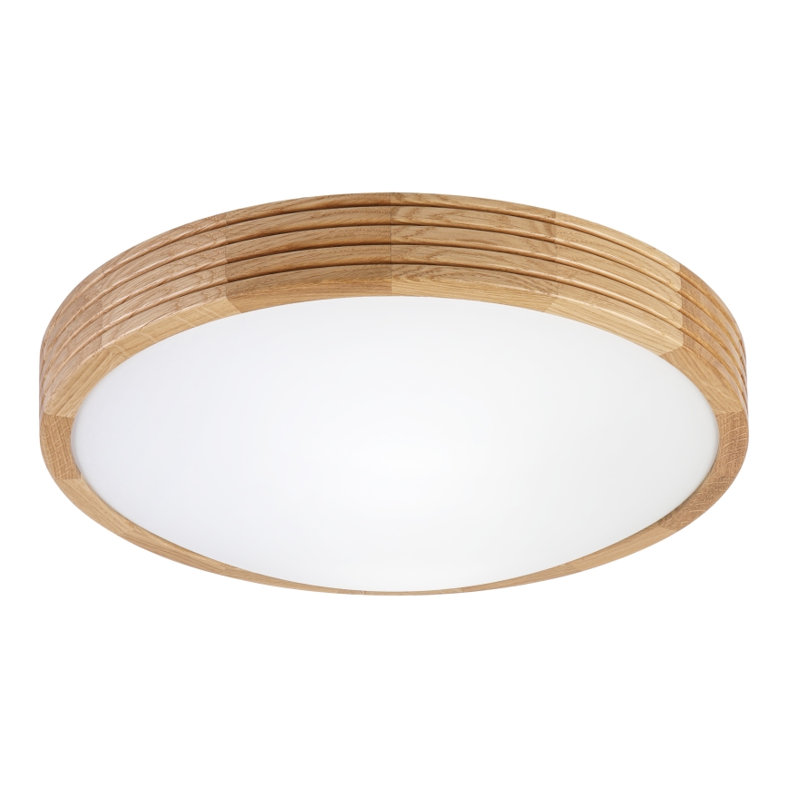 Brilagi - LED griestu gaismeklis CARVALHO MODERN SLIM 2xE27/60W/230V Ø 37,5 cm ozols