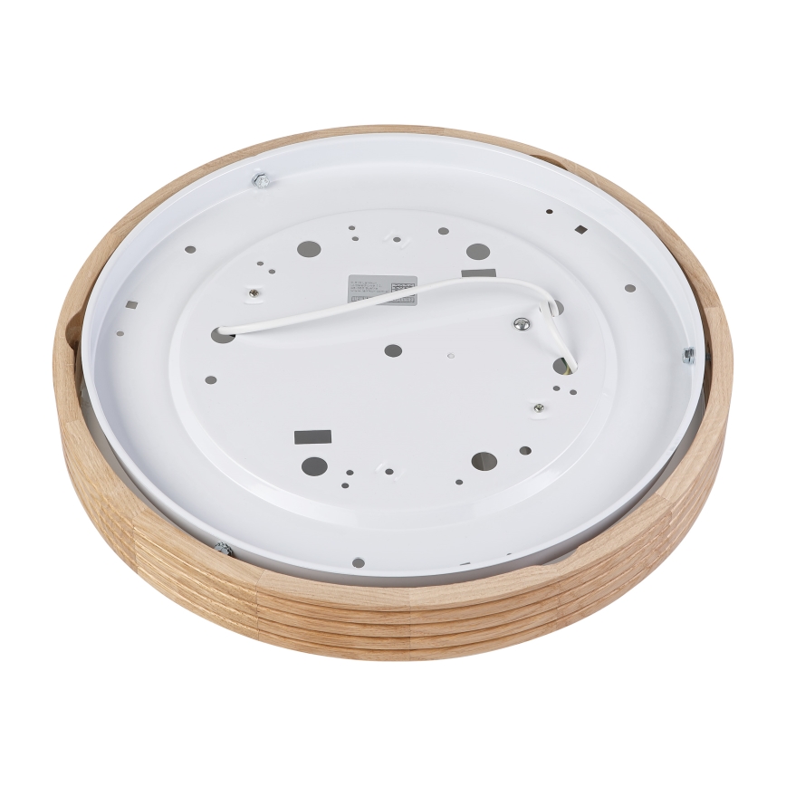 Brilagi - LED griestu gaismeklis CARVALHO MODERN SLIM 2xE27/60W/230V Ø 37,5 cm ozols