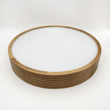 Brilagi - LED griestu gaismeklis CARVALHO MODERN SLIM 3xE27/60W/230V Ø 47,5 cm, ozolkoka