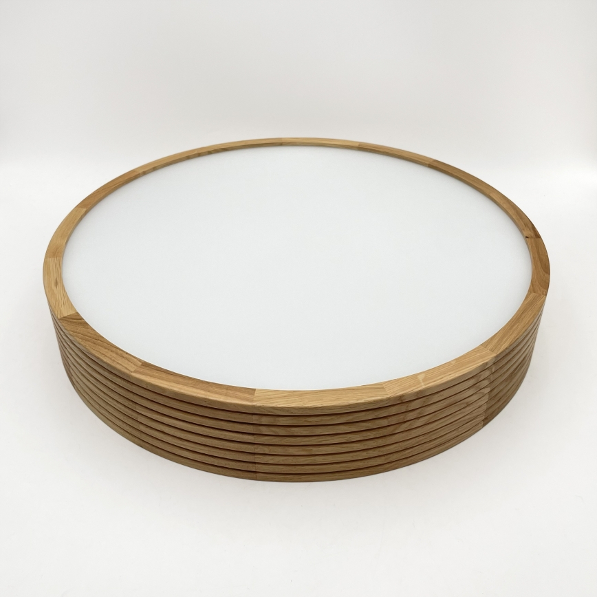 Brilagi - LED griestu gaismeklis CARVALHO MODERN SLIM 3xE27/60W/230V Ø 47,5 cm, ozolkoka