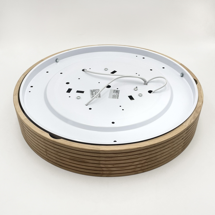 Brilagi - LED griestu gaismeklis CARVALHO MODERN SLIM 3xE27/60W/230V Ø 47,5 cm, ozolkoka