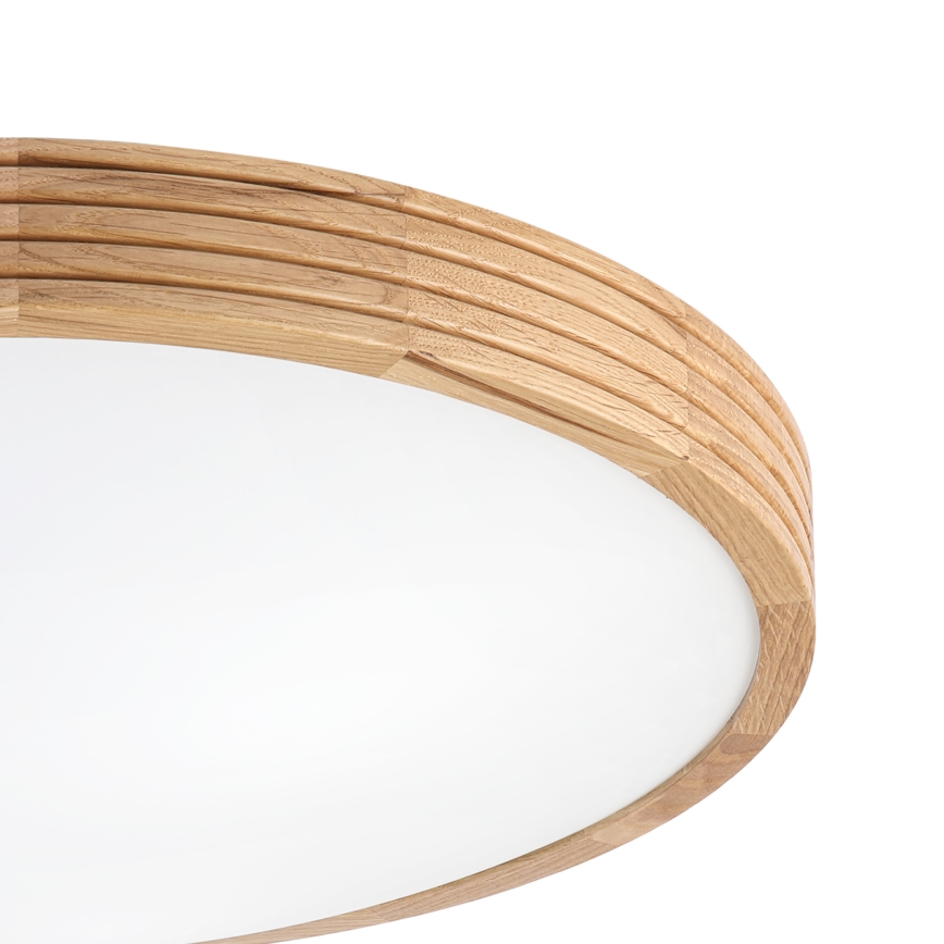 Brilagi - LED griestu gaismeklis CARVALHO MODERN SLIM 3xE27/60W/230V Ø 47,5 cm, ozolkoka