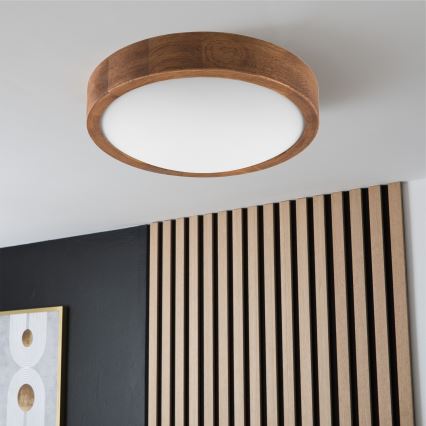 Brilagi - LED Griestu lampa CARVALHO SLIM 1xE27/60W/230V ozols ķirsis d. 27 cm