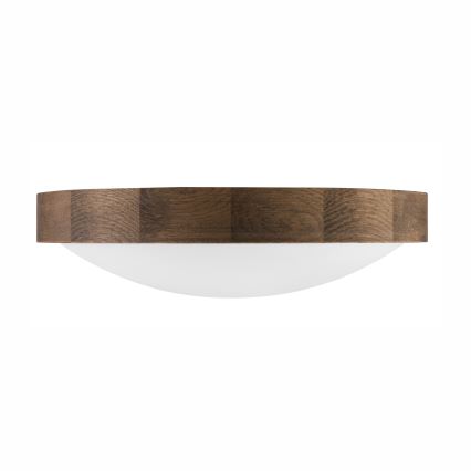 Brilagi - LED griestu lampa CARVALHO SLIM 2xE27/60W/230V ozola valrieksts pr. 37 cm