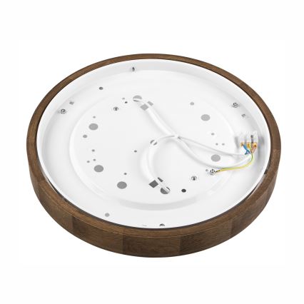 Brilagi - LED griestu lampa CARVALHO SLIM 2xE27/60W/230V ozola valrieksts pr. 37 cm