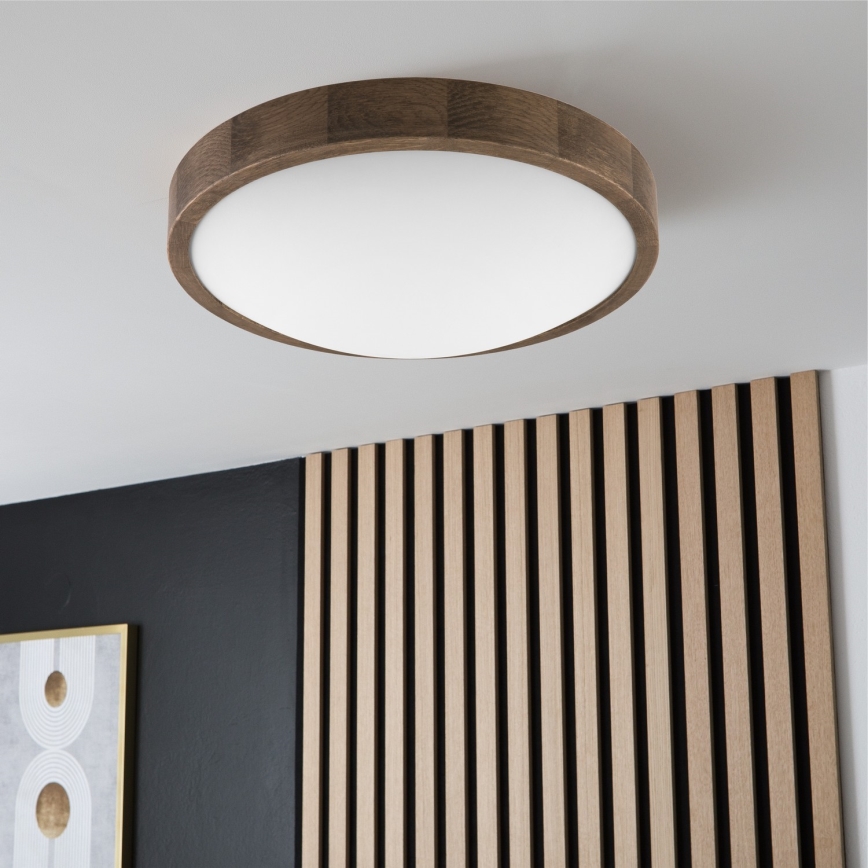 Brilagi - LED Griestu lampa CARVALHO SLIM 2xE27/60W/230V ozols d. 37 cm