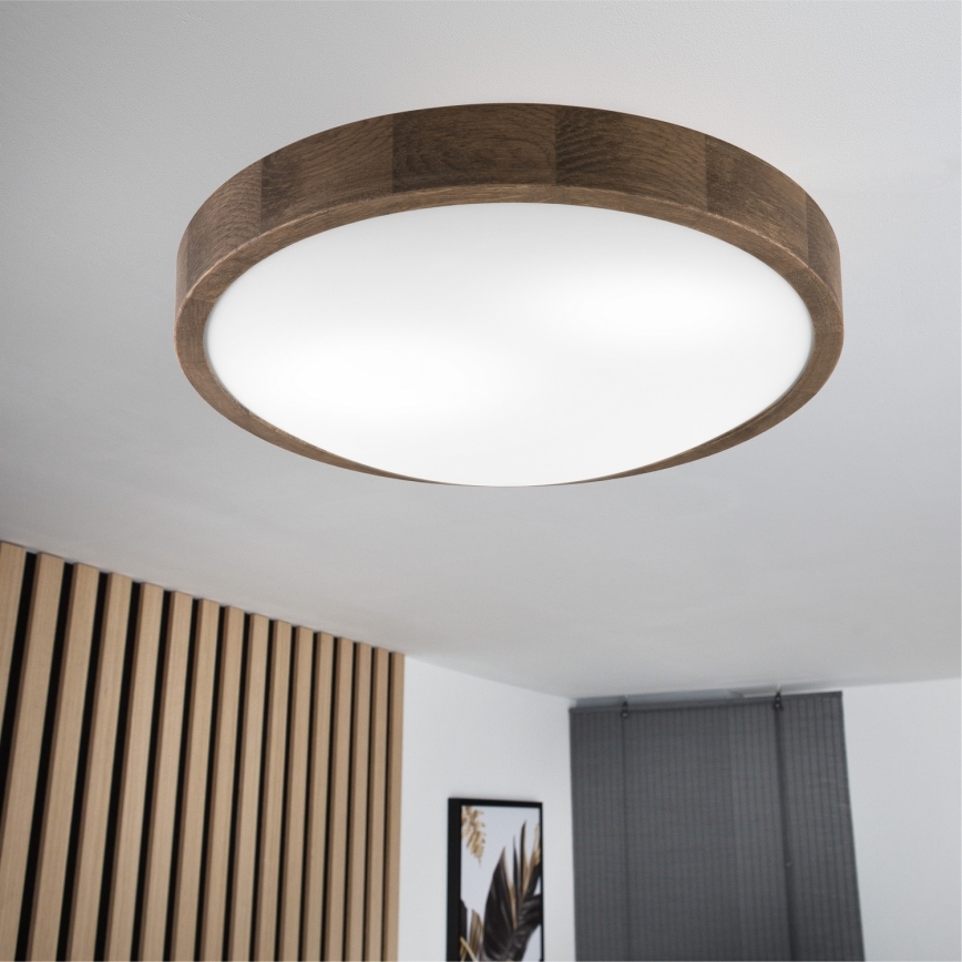 Brilagi - LED Griestu lampa CARVALHO SLIM 2xE27/60W/230V ozols d. 37 cm