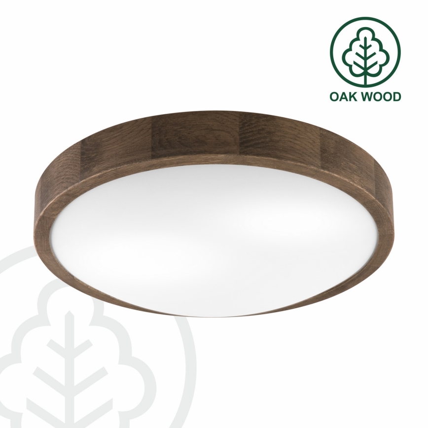 Brilagi - LED Griestu lampa CARVALHO SLIM 2xE27/60W/230V ozols d. 37 cm