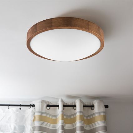 Brilagi - LED Griestu lampa CARVALHO SLIM 2xE27/60W/230V ozols ķirsis d. 37 cm