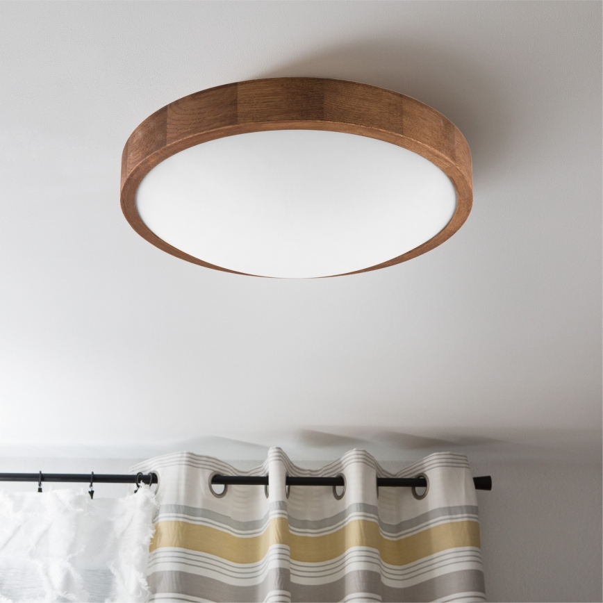Brilagi - LED Griestu lampa CARVALHO SLIM 2xE27/60W/230V ozols ķirsis d. 37 cm