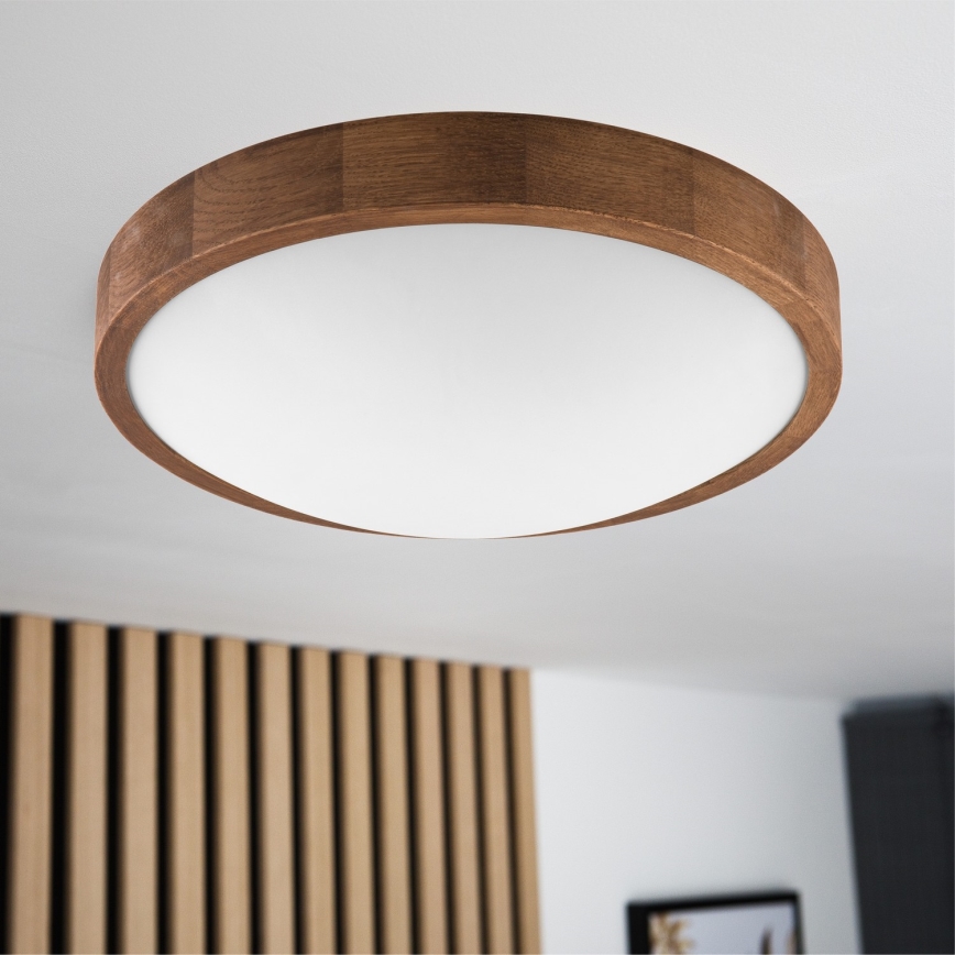 Brilagi - LED Griestu lampa CARVALHO SLIM 2xE27/60W/230V ozols ķirsis d. 37 cm