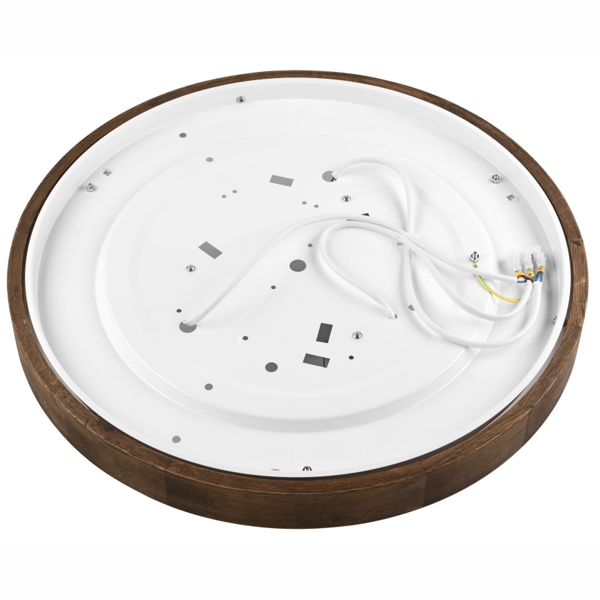 Brilagi - LED griestu lampa CARVALHO SLIM 3xE27/60W/230V ozola valrieksts Ø 47 cm