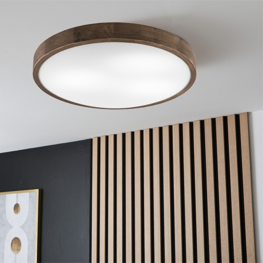 Brilagi - LED Griestu lampa CARVALHO SLIM 3xE27/60W/230V ozols d. 47 cm