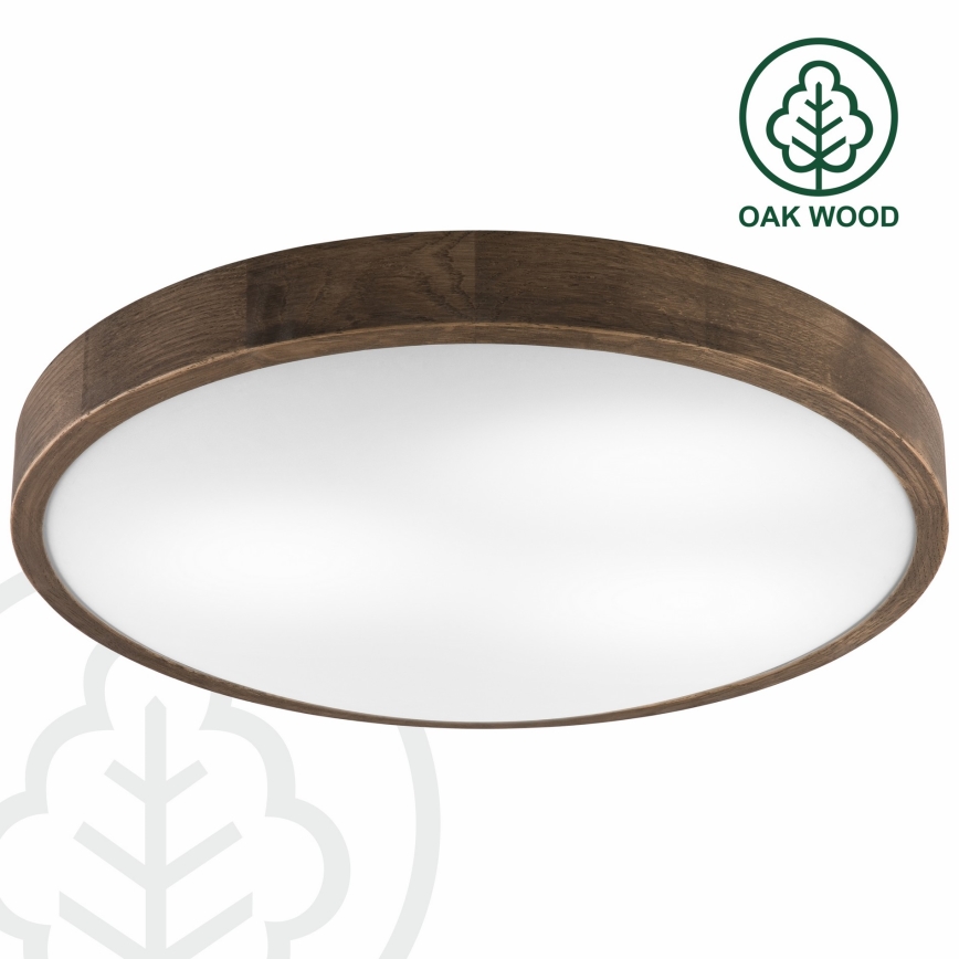 Brilagi - LED Griestu lampa CARVALHO SLIM 3xE27/60W/230V ozols d. 47 cm