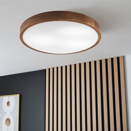 Brilagi - LED Griestu lampa CARVALHO SLIM 3xE27/60W/230V ozols ķirsis d. 47 cm