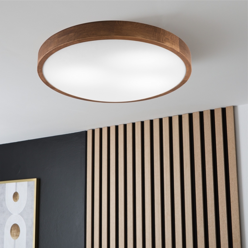 Brilagi - LED Griestu lampa CARVALHO SLIM 3xE27/60W/230V ozols ķirsis d. 47 cm