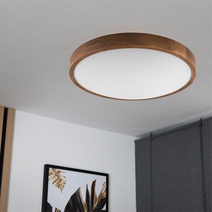 Brilagi - LED Griestu lampa CARVALHO SLIM 3xE27/60W/230V ozols ķirsis d. 47 cm