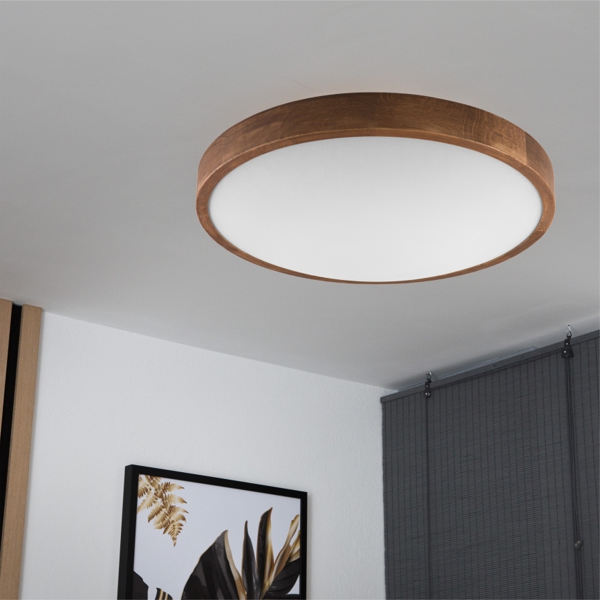 Brilagi - LED Griestu lampa CARVALHO SLIM 3xE27/60W/230V ozols ķirsis d. 47 cm