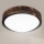 Brilagi - LED griestu lampa CARVALHO SLIM SMOKEY LED/20W/230V, ozola Ø 27,5 cm