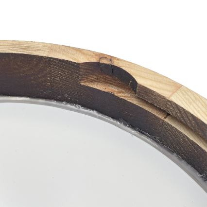 Brilagi - LED griestu lampa CARVALHO SLIM SMOKEY LED/20W/230V, ozola Ø 27,5 cm