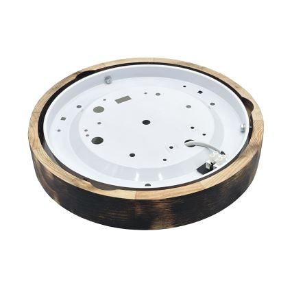 Brilagi - LED griestu lampa CARVALHO SLIM SMOKEY LED/20W/230V, ozola Ø 27,5 cm