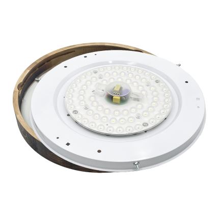 Brilagi - LED griestu lampa CARVALHO SLIM SMOKEY LED/36W/230V ozols Ø 47,5 cm