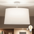 Brilagi - LED griestu lampa CERIA 1xE27/60W/230V Ø 45 cm balta