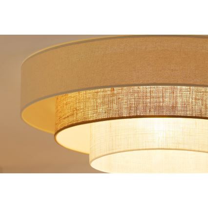 Brilagi - LED Griestu lampa DENVER LUNETA LED/12W/230V d. 60 cm 3000K/4000K/6400K bēša/krēmkrāsa