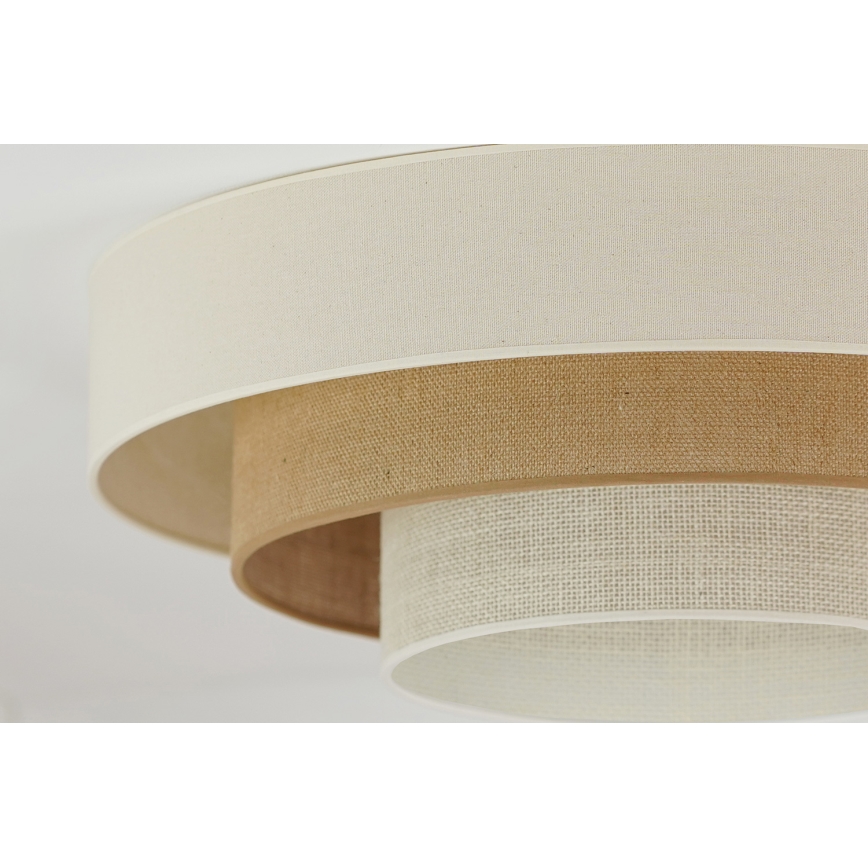 Brilagi - LED Griestu lampa DENVER LUNETA LED/12W/230V d. 60 cm 3000K/4000K/6400K bēša/krēmkrāsa