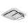 Brilagi - LED griestu lampa IRIS ar regulējamu spilgtumu LED/81W/230V 3000-6000K 50x50 cm balta/melna + tālvadība