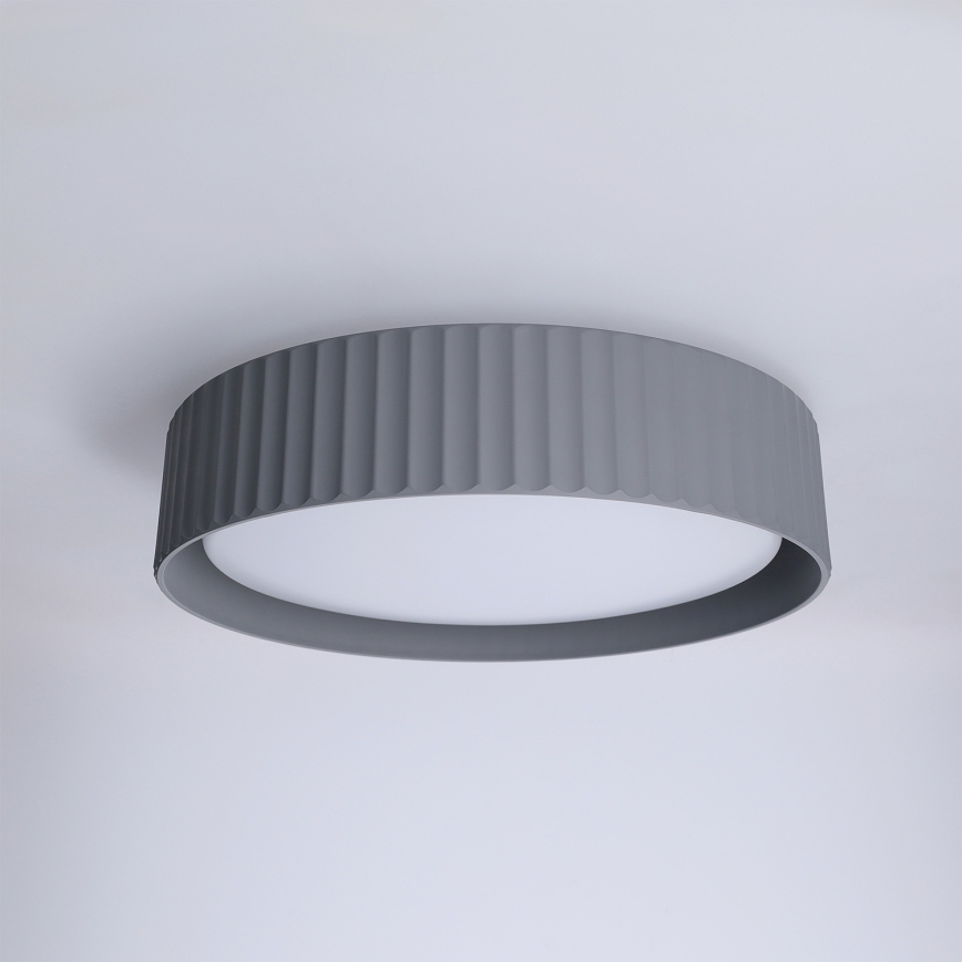 Brilagi - LED griestu lampa LUCIA LED/24W/230V Ø 31 cm pelēka