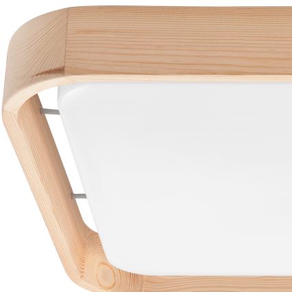 Brilagi - LED aptumšojams griestu gaismeklis MANAROLA CUBIC LED/24W/230V 45x45 cm 3000-6500K priedes apdare + tālvadība