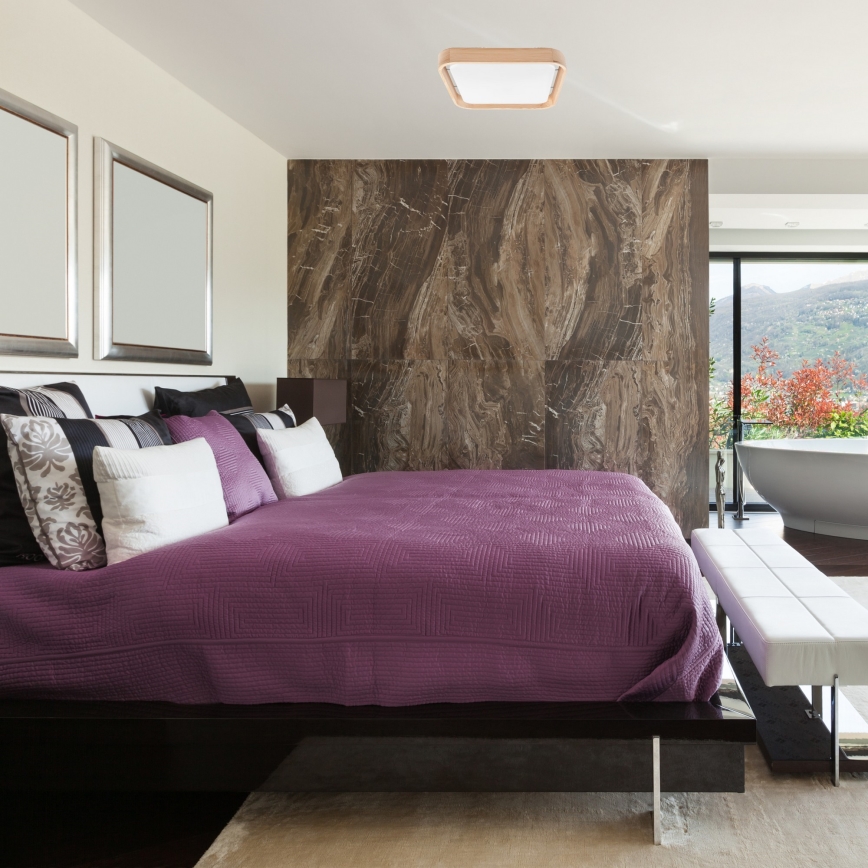 Brilagi - LED Aptumšojama griestu lampa MANAROLA CUBIC LED/24W/230V 3000-6500K priede + tālvadības pults