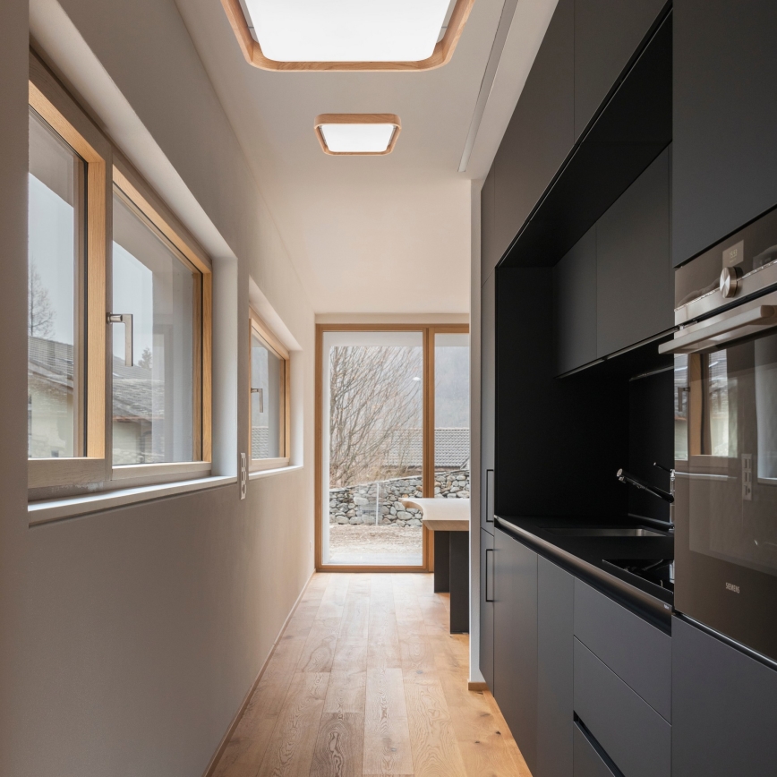 Brilagi - LED regulējams griestu gaismeklis MANAROLA CUBIC LED/24W/230V 45x45 cm 3000-6500K ozols + tālvadības pults