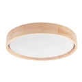 Brilagi - LED griestu lampa MANAROLA SIMPLE LED/24W/230V 3000K priedes koks, diametrs 41 cm