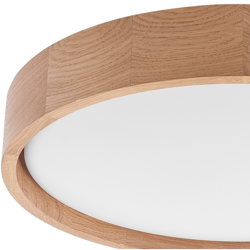 Brilagi - LED Aptumšojama griestu lampa MANAROLA SMART LED/24W/230V 2700-6500K ozols d. 41 cm Wi-Fi + tālvadības pults Tuya