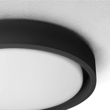 Brilagi - LED griestu lampa MATTEO LED/24W/230V Ø 31 cm melna