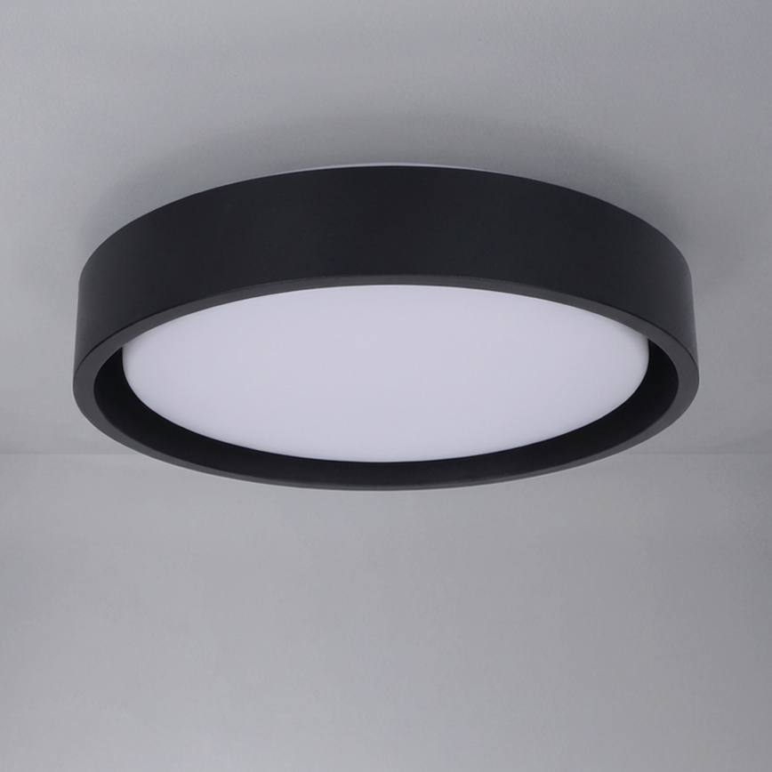Brilagi - LED griestu lampa MATTEO LED/24W/230V Ø 31 cm melna