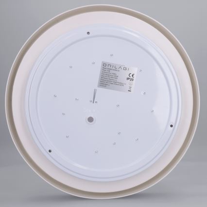 Brilagi - LED griestu lampa MATTEO LED/24W/230V Ø 31 cm melna