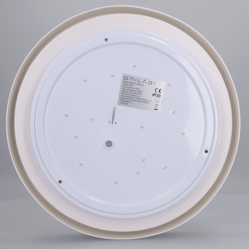 Brilagi - LED griestu lampa MATTEO LED/24W/230V Ø 31 cm melna