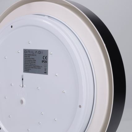 Brilagi - LED griestu lampa MATTEO LED/24W/230V Ø 31 cm melna