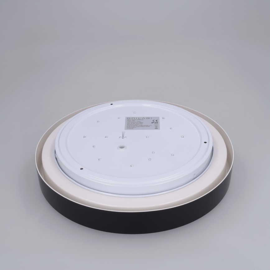Brilagi - LED griestu lampa MATTEO LED/24W/230V Ø 31 cm melna